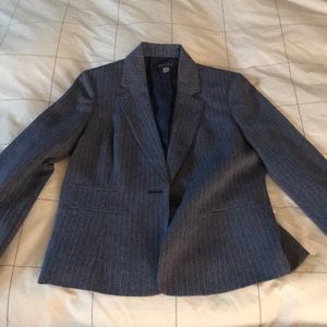 Pinstriped Blazer